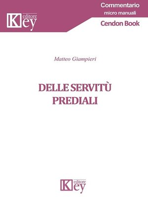 cover image of Delle servitù prediali